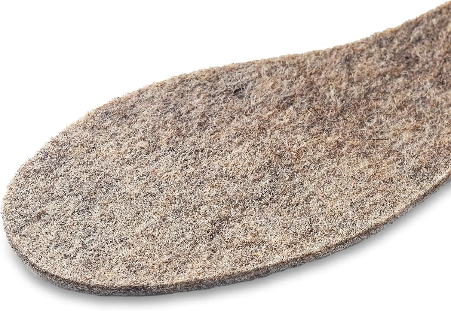 Gray Felt Insoles Warm Unisex Pack of 2