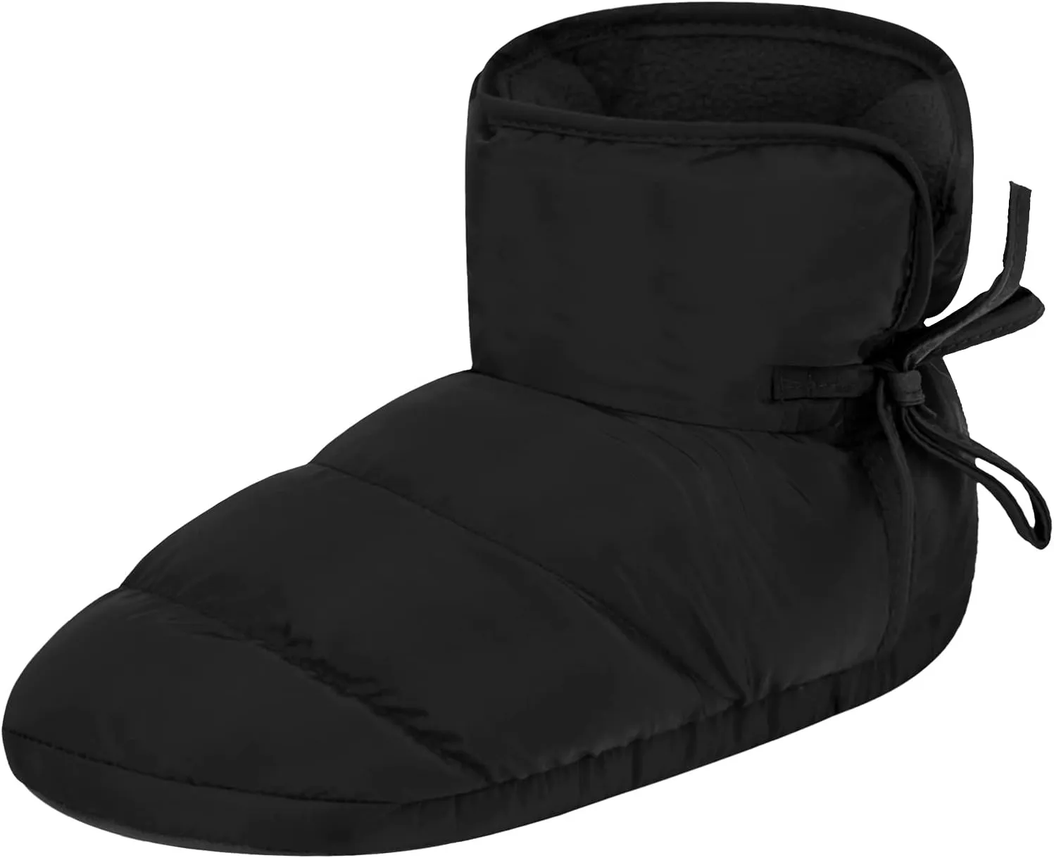 GREUS Unisex Indoor Slippers for Women Men Winter Warm Cozy Quilted Down Ankle Boots Memory Foam Snow Booties Shoes