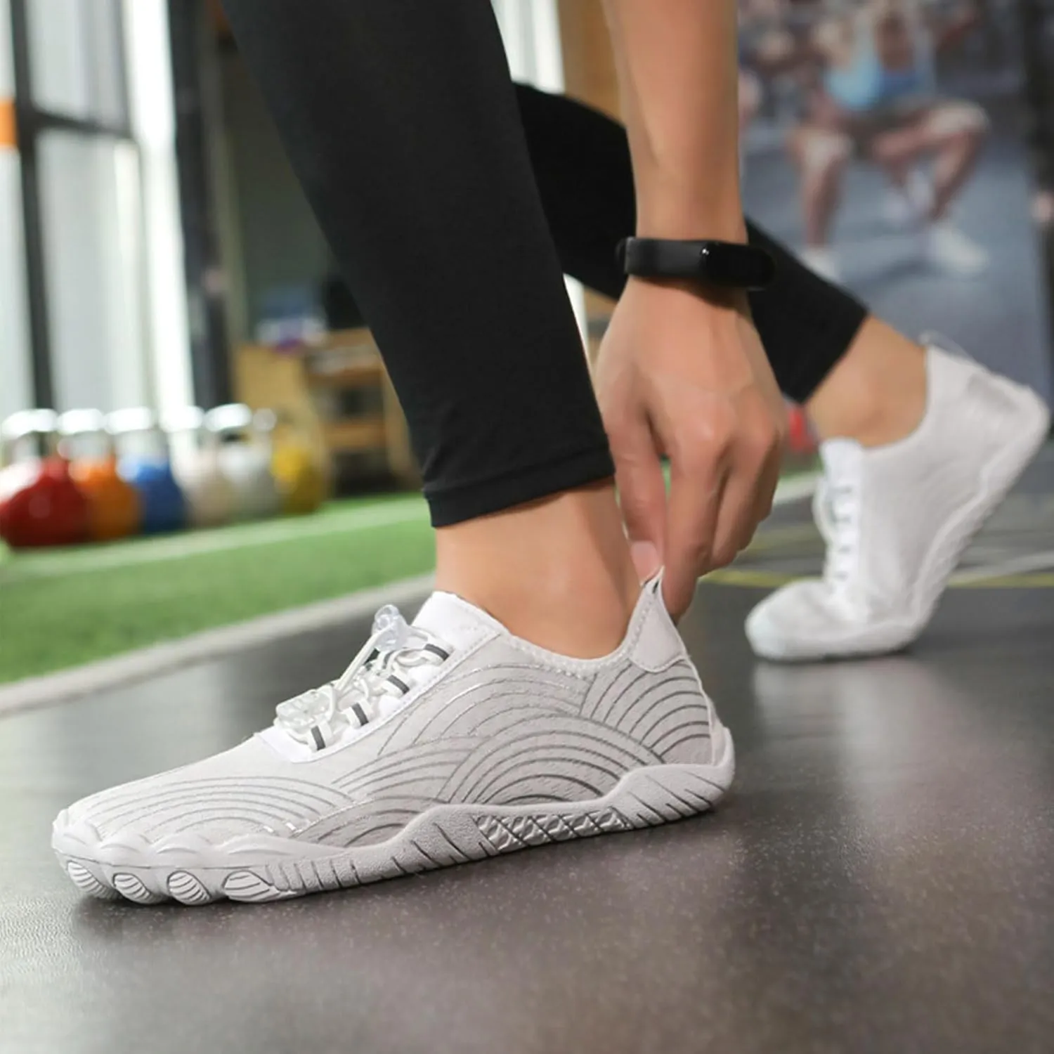 Grounded Footwear for Women Men Wide Toe Box Barefoot Grounding Shoes Quick-Dry Water Swim Surf Outdoor Sports Hike Waterproof Trail Running Non-Slip Comfort Shoe Quick Dry Aqua Pool Beach