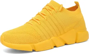 GSLMOLN Mens Womens Fashion Sneakers Unisex Slip on Ultra-Sock Knit Soft Sole Breathable Lightweight Casual Walking Shoes