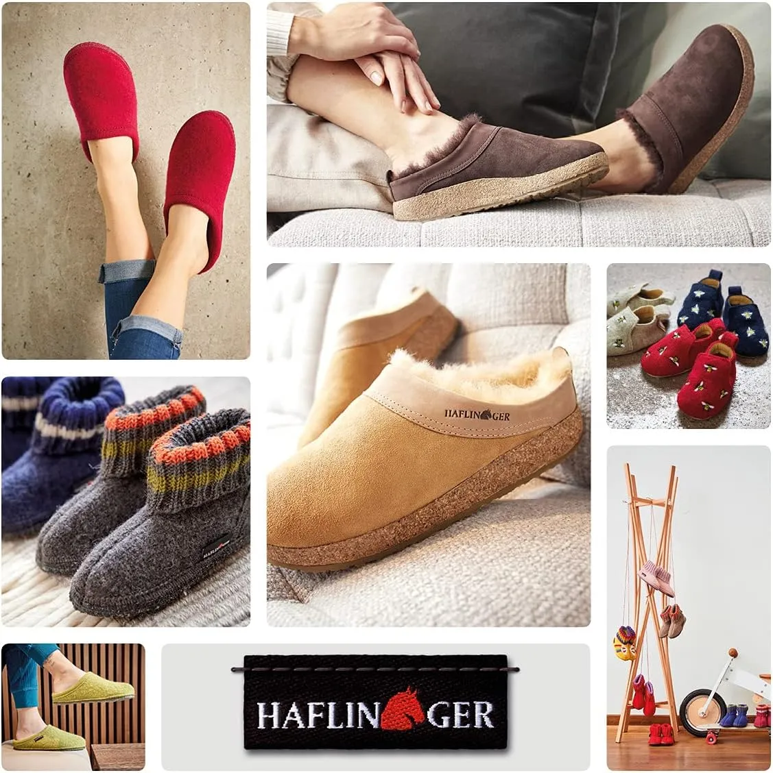 HAFLINGER Bio BO Unisex Leather Mules