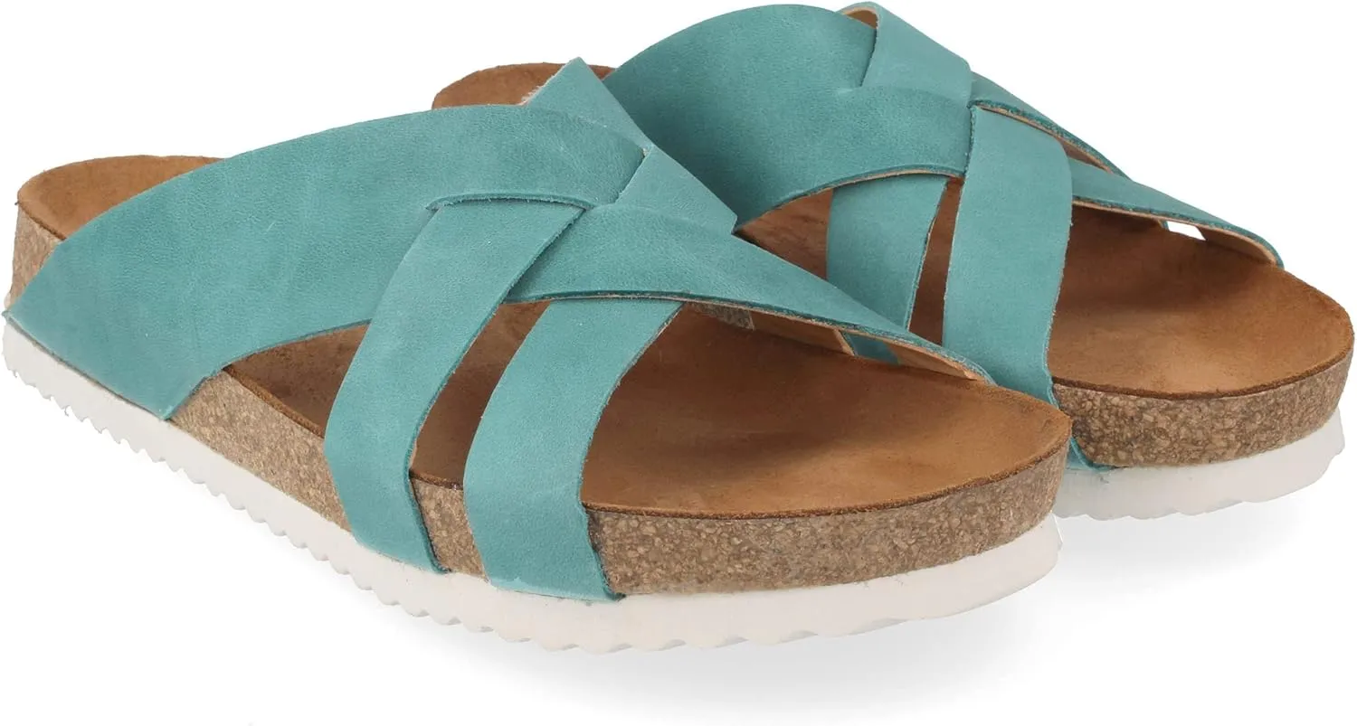 HAFLINGER Bio BO Unisex Leather Mules