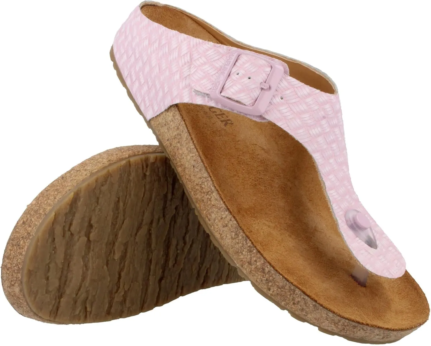 HAFLINGER Bio Memphis mules, toe separator, unisex, leather