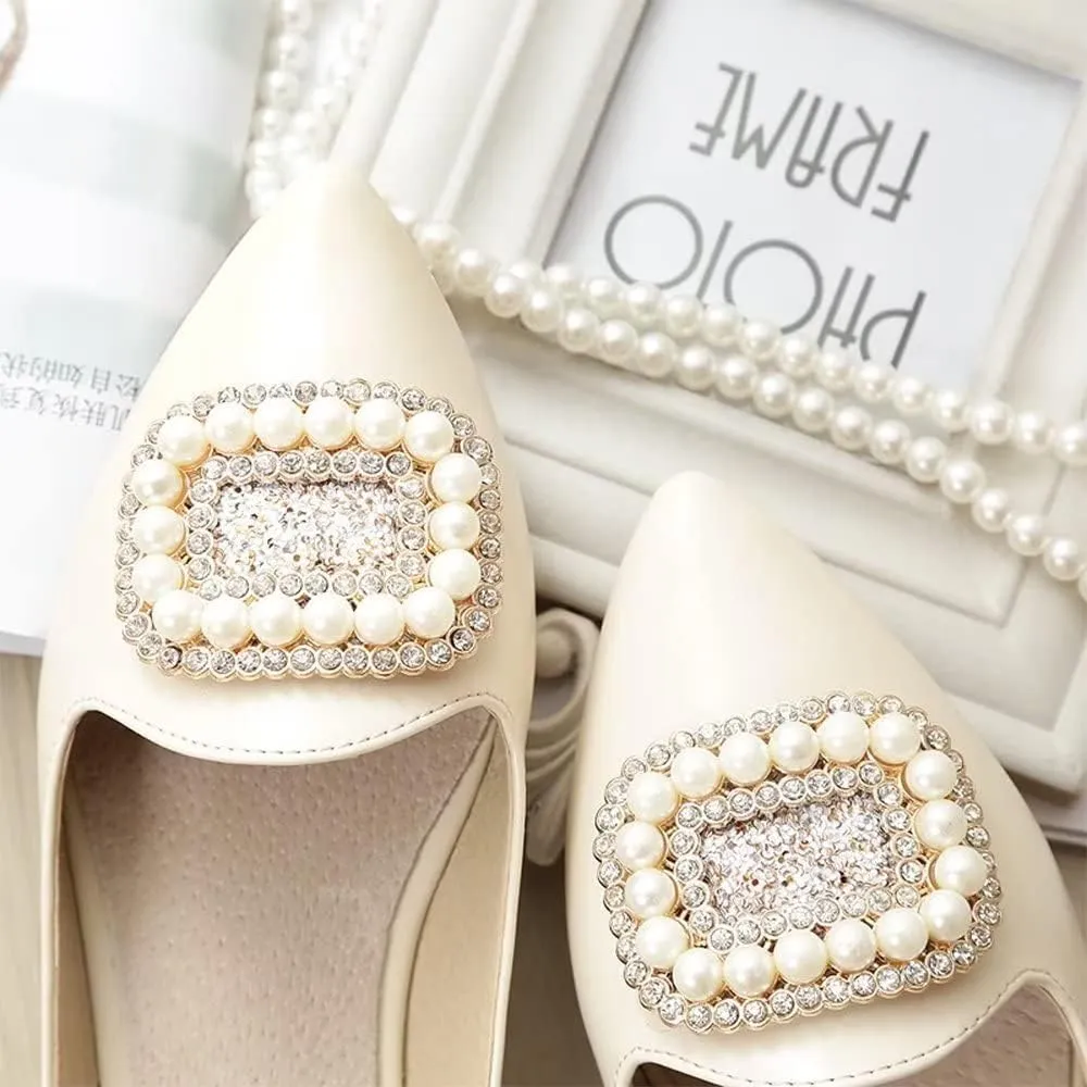 Hee grand Women's Flat Mules Crystal Shoes Rhinestone Pointed Toe Backless Slides Light Weight Slip on Loafers