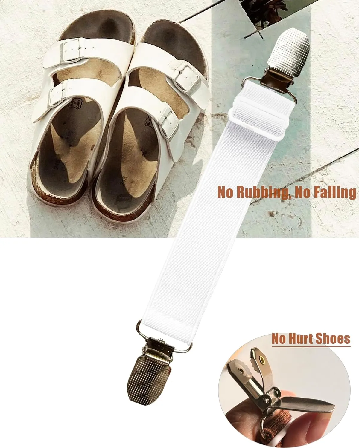 Heel Straps for Arizona Mules and Clogs EVA Slide Sandals Men and Women Shoes Clogs Platform Slippers