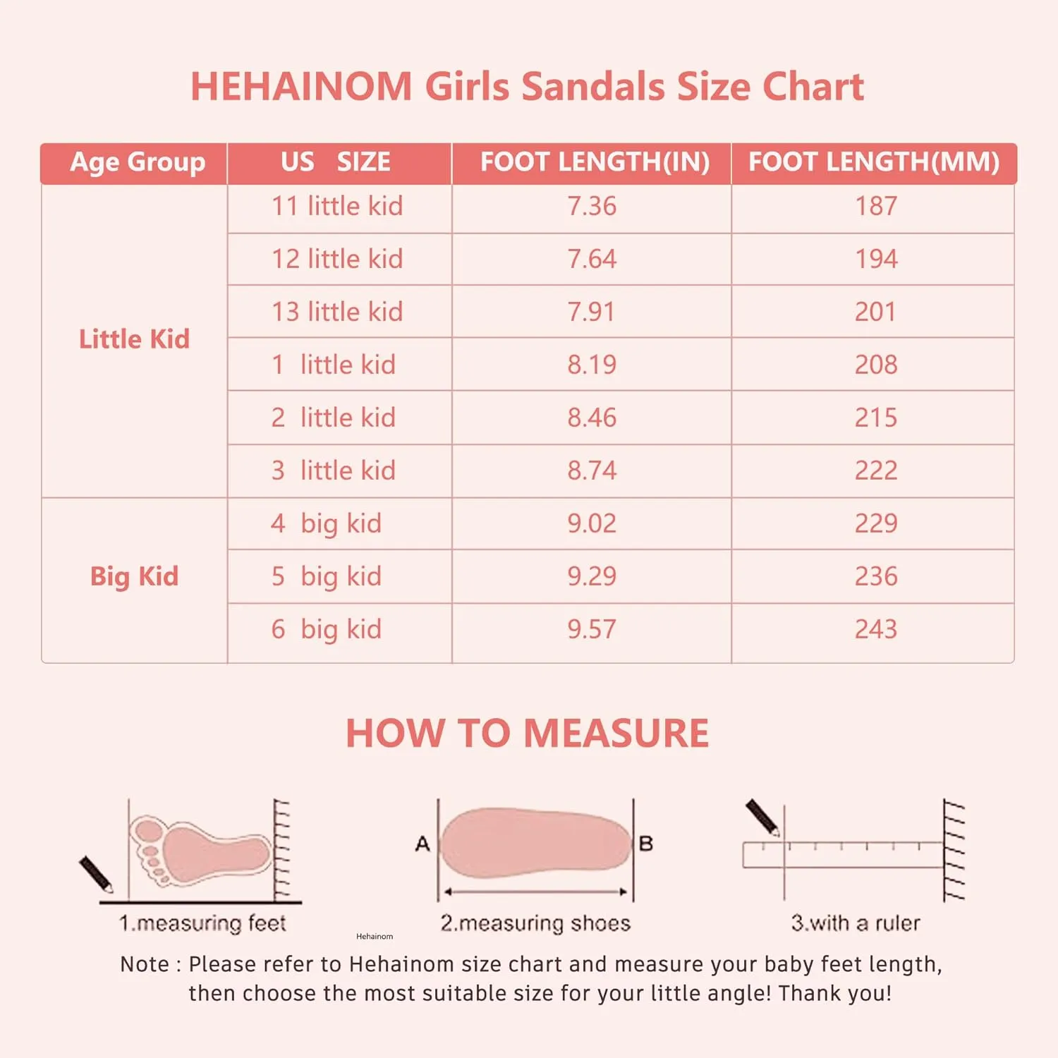 Hehainom Girls Dress Shoes Low Heels Sandals Open Toe Wedding Party School for Little Big Kids Flower Girl Shoes