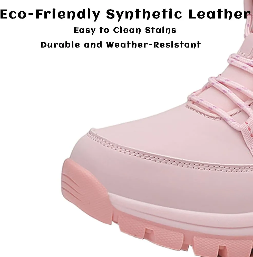 HESBITEUL Boots for Women Outdoor Winter Booties: Snow Boots Lightweight for Skiing