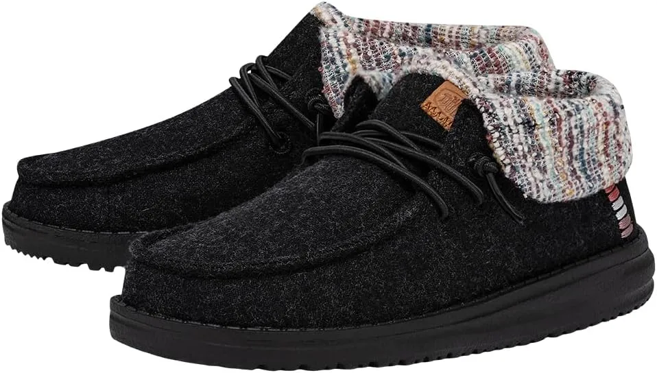 Hey Dude Wendy Fold Youth | Girl's Loafers | Girl's Slip On Shoes | Comfortable & Light Weight