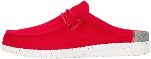 HEYDUDE Wally Slip Varsity Red/Grey Size 12, Men’s Shoes, Slip-on Mules, Comfortable & Light-Weight