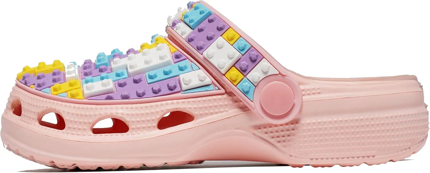 HLMBB Kids Toddler Slides for Boys Girls Sandals Clogs Garden Shoes Sandals for Beach Pool Summer Shower Indoor Outdoor Walking