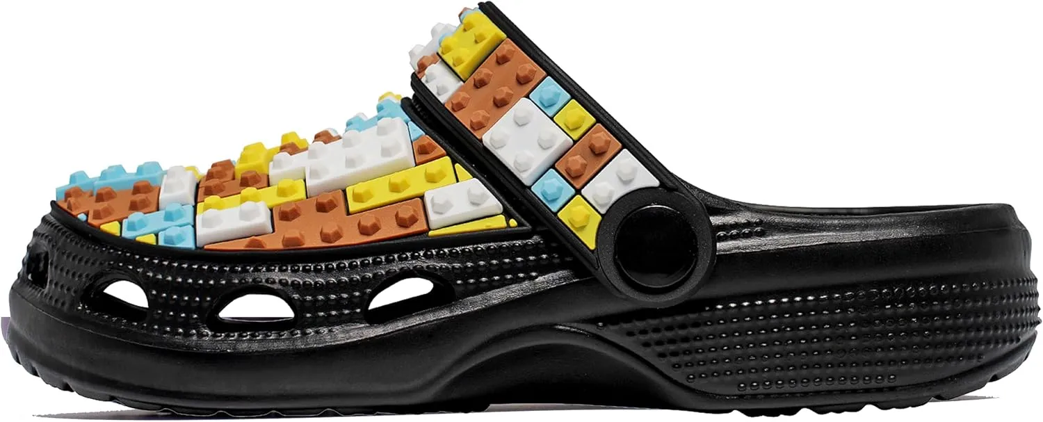 HLMBB Kids Toddler Slides for Boys Girls Sandals Clogs Garden Shoes Sandals for Beach Pool Summer Shower Indoor Outdoor Walking