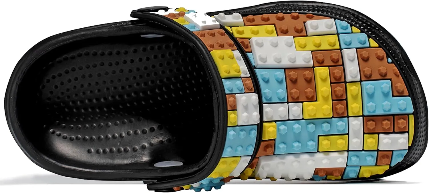HLMBB Kids Toddler Slides for Boys Girls Sandals Clogs Garden Shoes Sandals for Beach Pool Summer Shower Indoor Outdoor Walking