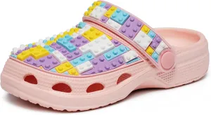 HLMBB Kids Toddler Slides for Boys Girls Sandals Clogs Garden Shoes Sandals for Beach Pool Summer Shower Indoor Outdoor Walking