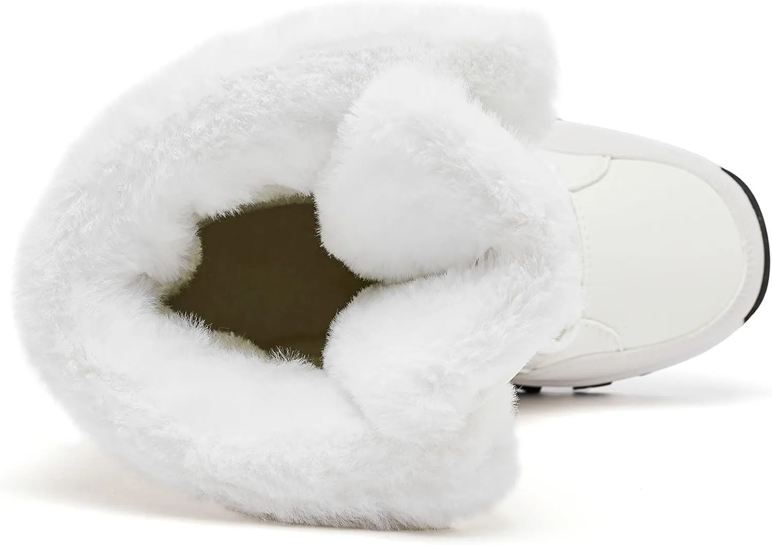 HOBIBEAR Women's Waterproof Winter Snow Boots Lightweight Warm Faux Fur Lined Mid-Calf Booties