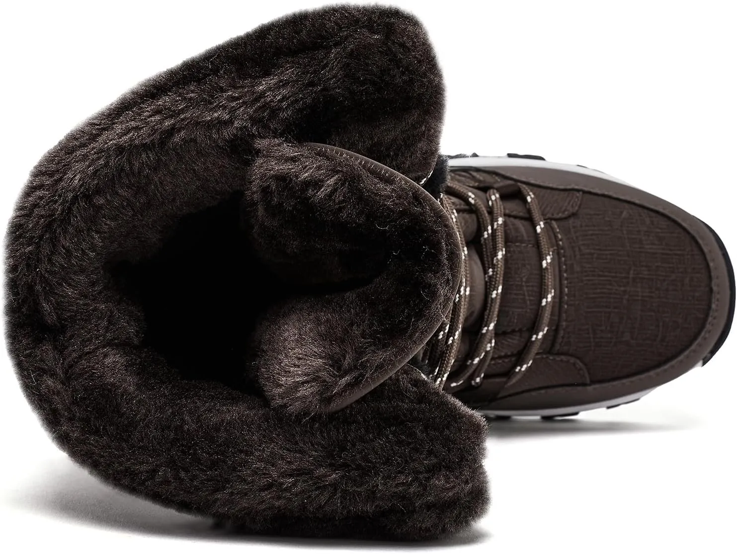 HOBIBEAR Women's Waterproof Winter Snow Boots Lightweight Warm Faux Fur Lined Mid-Calf Booties