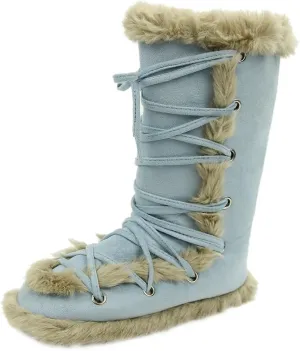 Home Slipper Women's Winter Warm Faux Fur Indoor House Boot Slippers Shoes
