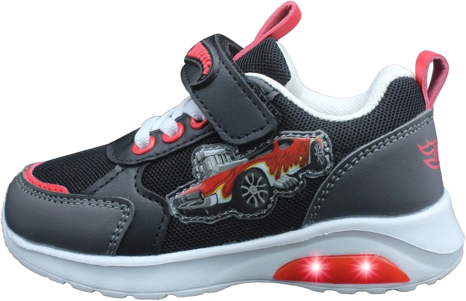 Hot Wheels Toddler Boys' Light-Up Sneakers