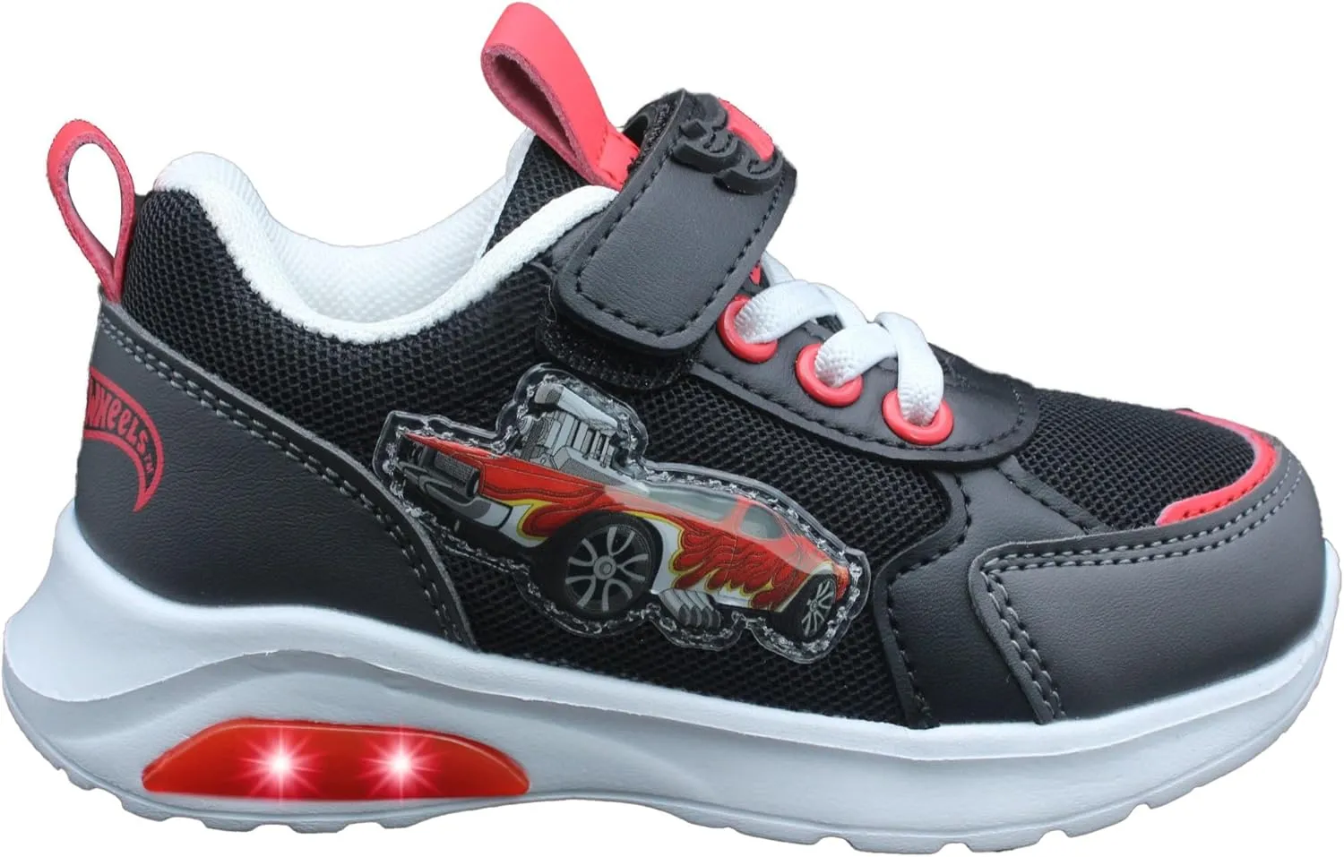 Hot Wheels Toddler Boys' Light-Up Sneakers
