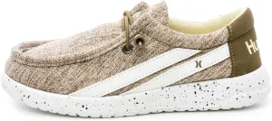 Hurley Kids Elastic Lace Loafers, Canvas Shoes for Boys & Girls - Comfortable, Durable, Stylish - Kid's Fashion Sneakers, Wide Toe Shoes for Everyday Wear