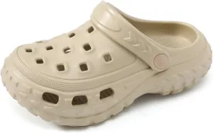 ihinzry Kids Cute Clogs Toddler Gardener Shoes Summer Mules Clog Slip on tyre Sandals Outdoor Slippers