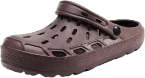 ihinzry Men's Garden Clogs Classic Mules Clog Slip On Water Shoes for Men Summer Beach Pool Sandals for Outdoor