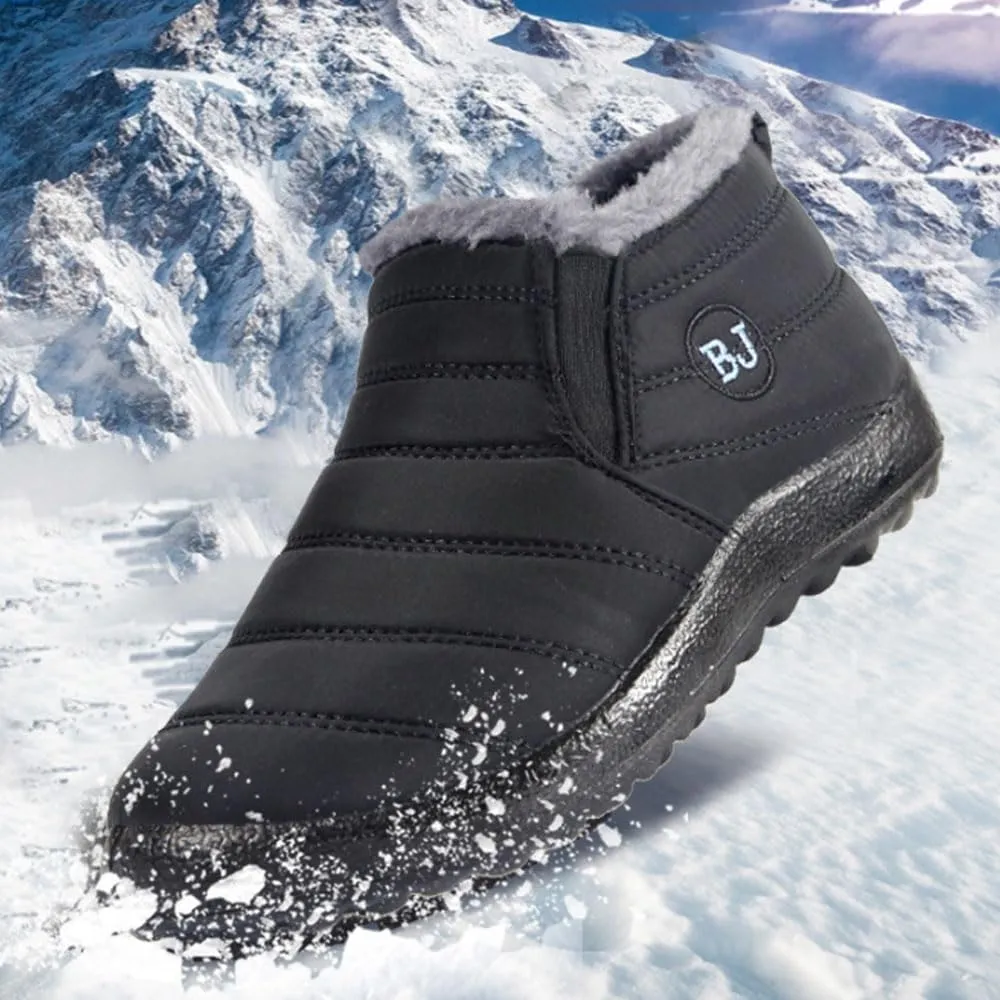 Indicativey Snow Boots, Gallen Winter Boots,Gallen Thermal Boots, Fur Lined Ankle Booties Walking Non Slip Shoes