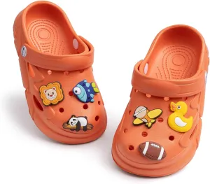 ISINSER Boys Girls Clogs Shoes Toddler Garden Glogs Sandles Cute Summer Water Shoes Slip On Clogs Indoor Outdoor Children Beach Pool Shoes