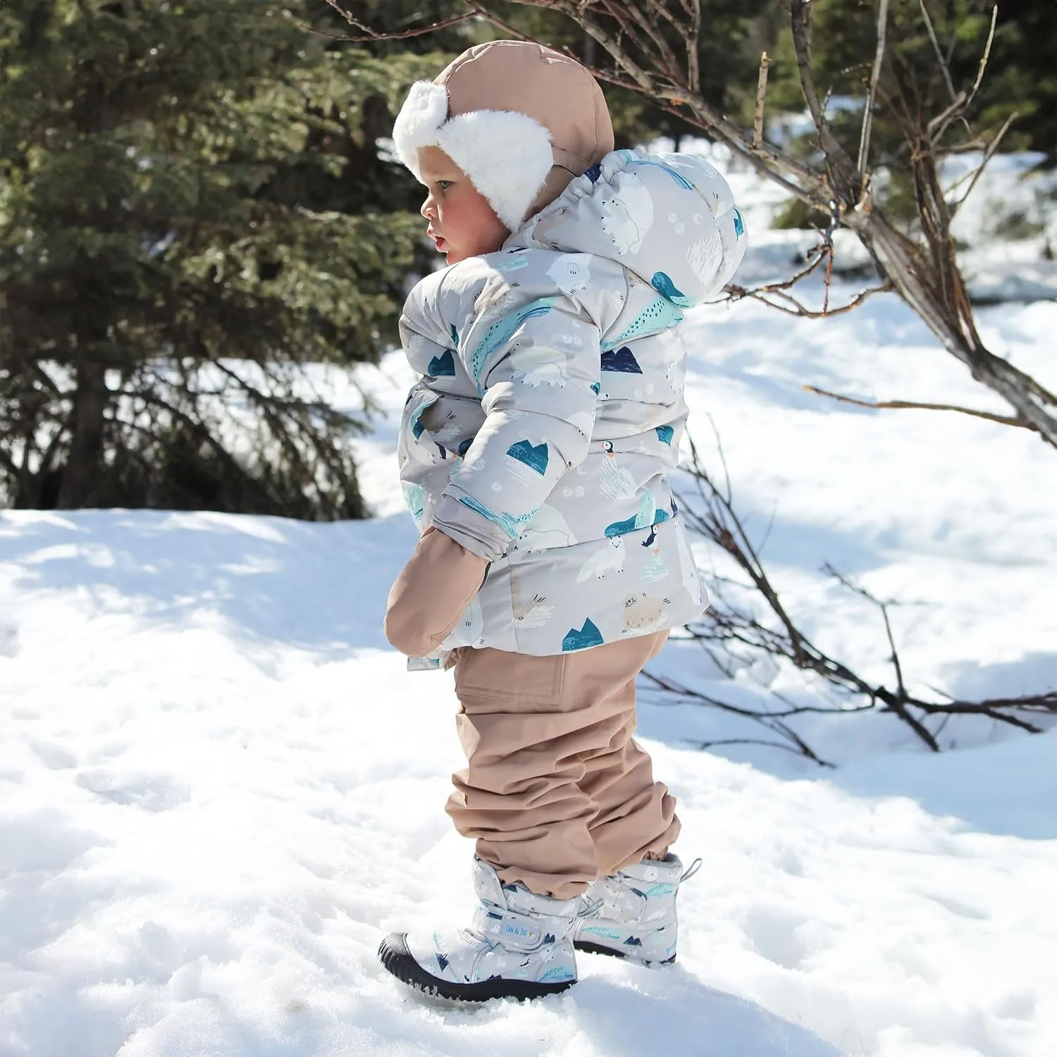 JAN & JUL Toasty-Dry Water-Resistant Winter Boots for Toddlers