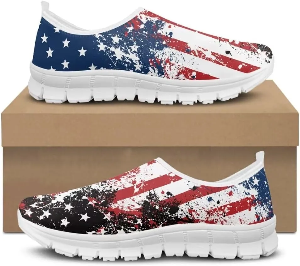 Jeiento Athletic Running Shoes for Women Outdoor Non Slip Sneakers Slip-On Casual Loafers Mesh Gym Sports Shoes DailyShoes for Ladies