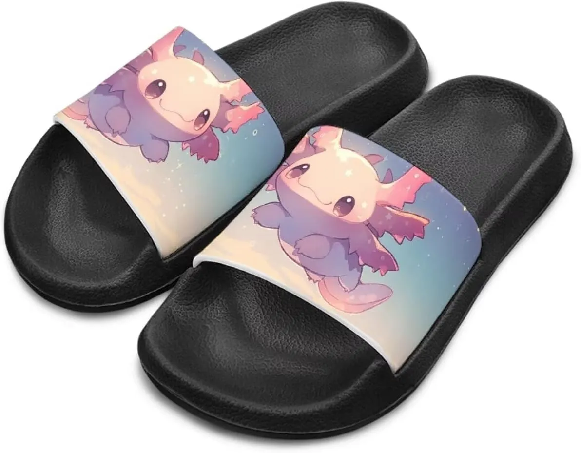 Jeiento Kids Slides for Boy Girl Animal Slippers Summer Beach Pool Water Shoes Non-Slip Novelty Open Toe Sandals