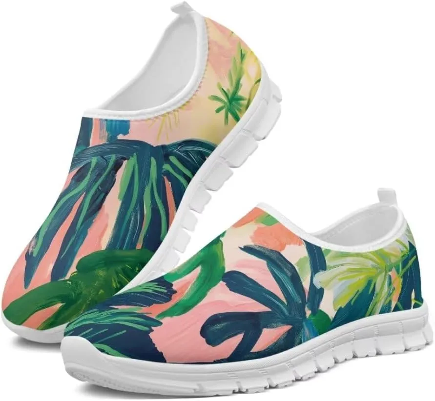 Jeiento Non Slip Casual Shoes for Women Lightweight Walking Flat Shoes Loafers Go Walk Sneaker Causal Travel Walking Flat Shoes