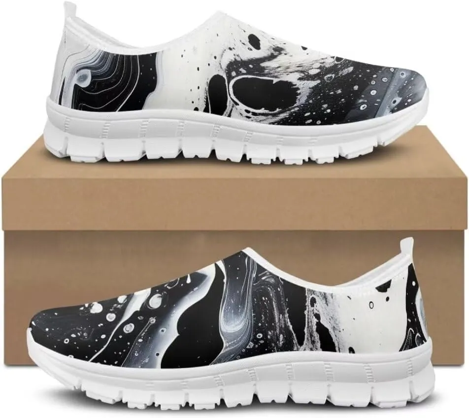 Jeiento Slip On Casual Shoes for Women Comfortable Dressy Shoes Loafers Breathable Mesh Travel Shoes Business Fashion Shoes