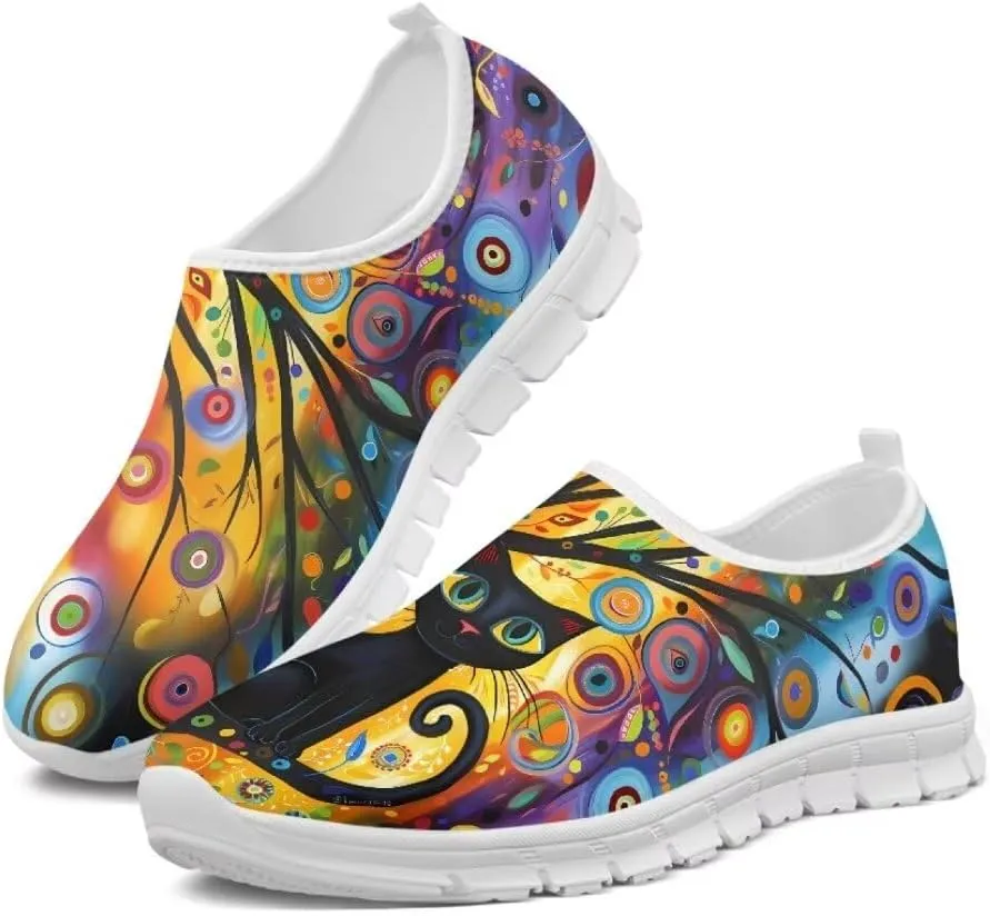 Jeiento Slip-On Loafers Walking Shoes for Women Casual Shoes Comfort Go Walk Sneaker Travel Shoes Anti-Skid Business Casual Shoes