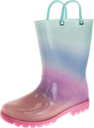 Josmo Boy's Unisex Kids Fun Colors Outdoor Rain Boot