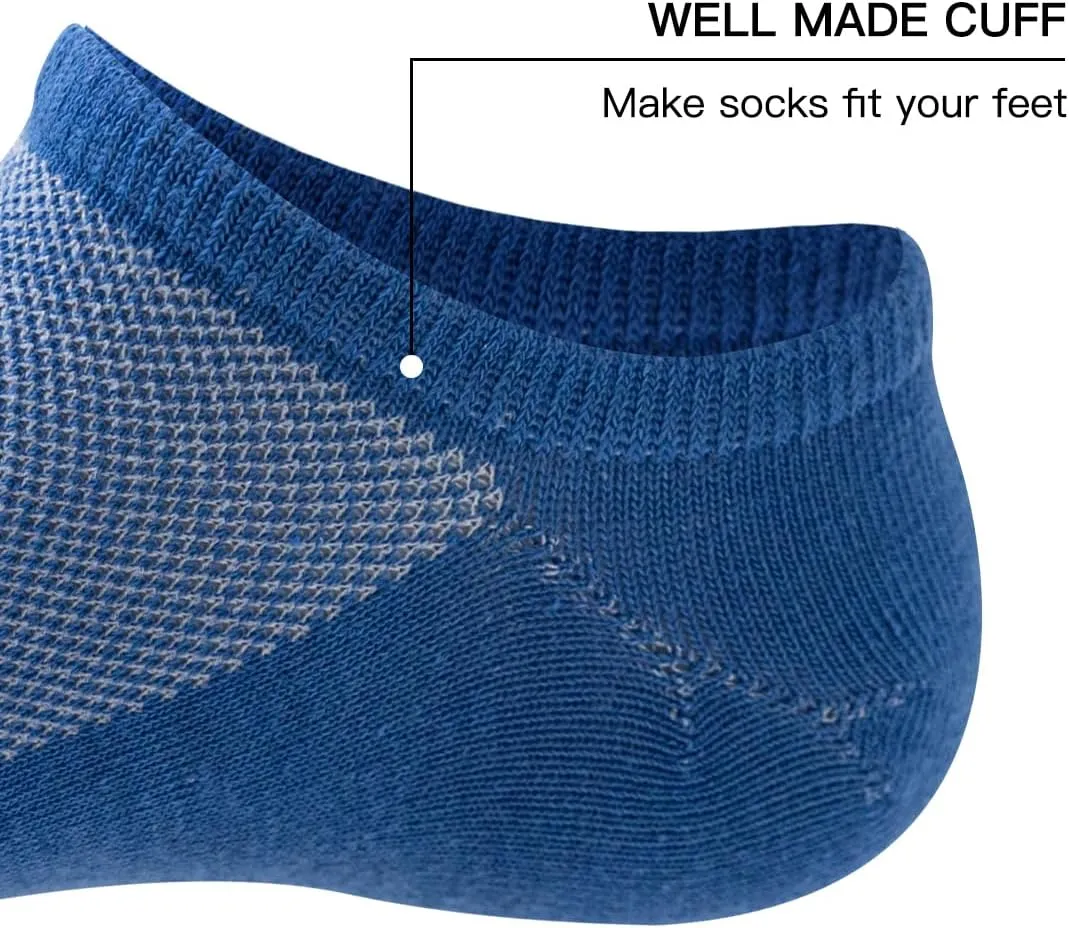 JOYNÉE 20 Pairs Men's No Show Socks: Low Cut, Ankle Socks