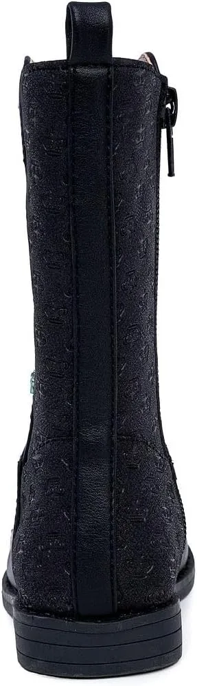 Juicy Couture Girls Winter Fur Boots Warm Insulated Fashion Booties Mid Calf Outdoor Snow Boot for Toddler/Little Kid/Big Kid