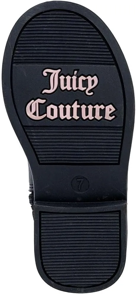 Juicy Couture Girls Winter Fur Boots Warm Insulated Fashion Booties Mid Calf Outdoor Snow Boot for Toddler/Little Kid/Big Kid