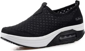 jukka Women's Mesh Air Cushion Shake Size 3.5-8UK Sneakers Hollow Network Mesh Go Running Trainers Athletic Walk Gym Shoes Sport Run