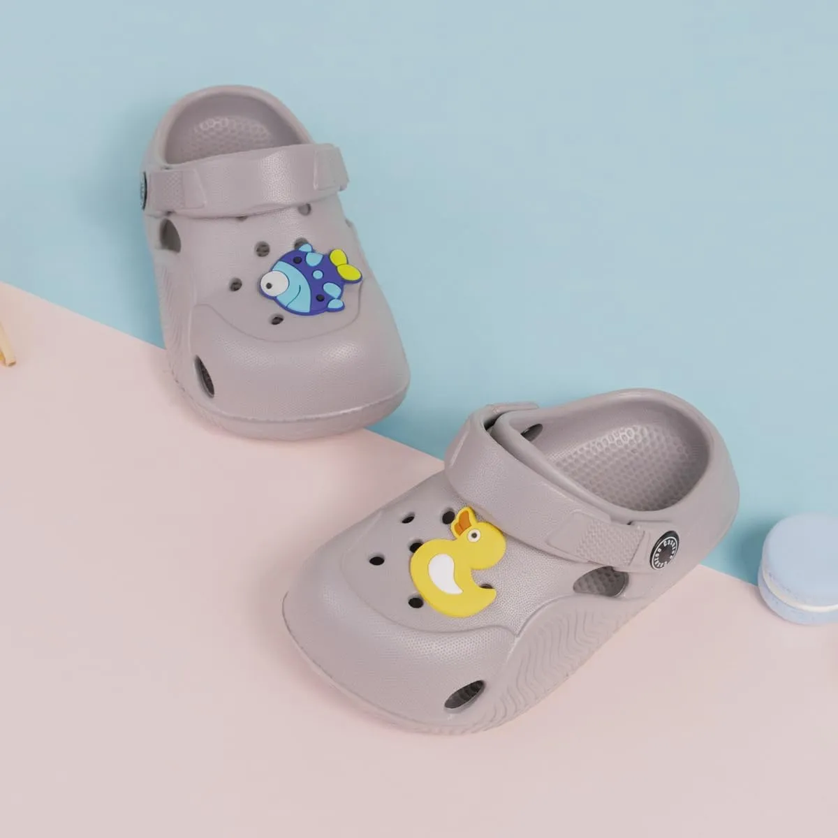 Kannior Toddler Kids Infant Boys Girls Cute Garden Clogs Water Sandals Slip On Shoes Slipper Slides Lightweight Outdoor Summer Children Beach Pool Play Shoes (Baby/Toddler Kids)