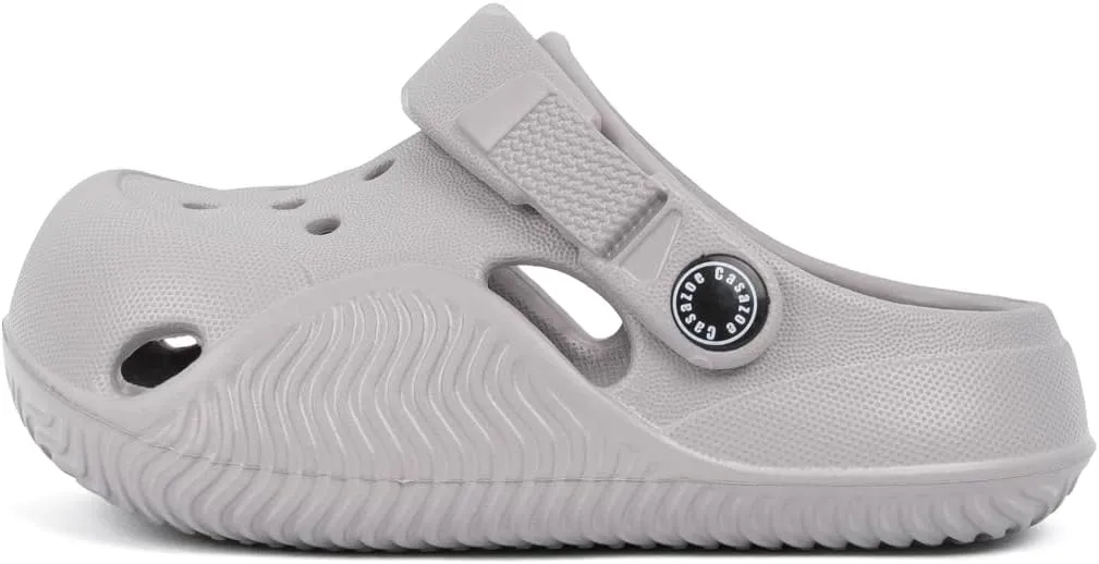 Kannior Toddler Kids Infant Boys Girls Cute Garden Clogs Water Sandals Slip On Shoes Slipper Slides Lightweight Outdoor Summer Children Beach Pool Play Shoes (Baby/Toddler Kids)