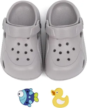 Kannior Toddler Kids Infant Boys Girls Cute Garden Clogs Water Sandals Slip On Shoes Slipper Slides Lightweight Outdoor Summer Children Beach Pool Play Shoes (Baby/Toddler Kids)