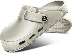 KEMISANT Women Clogs,Comfortable Mules Sandals Slippers Nurse Garden Shoes Unisex for Men Cushioned Support