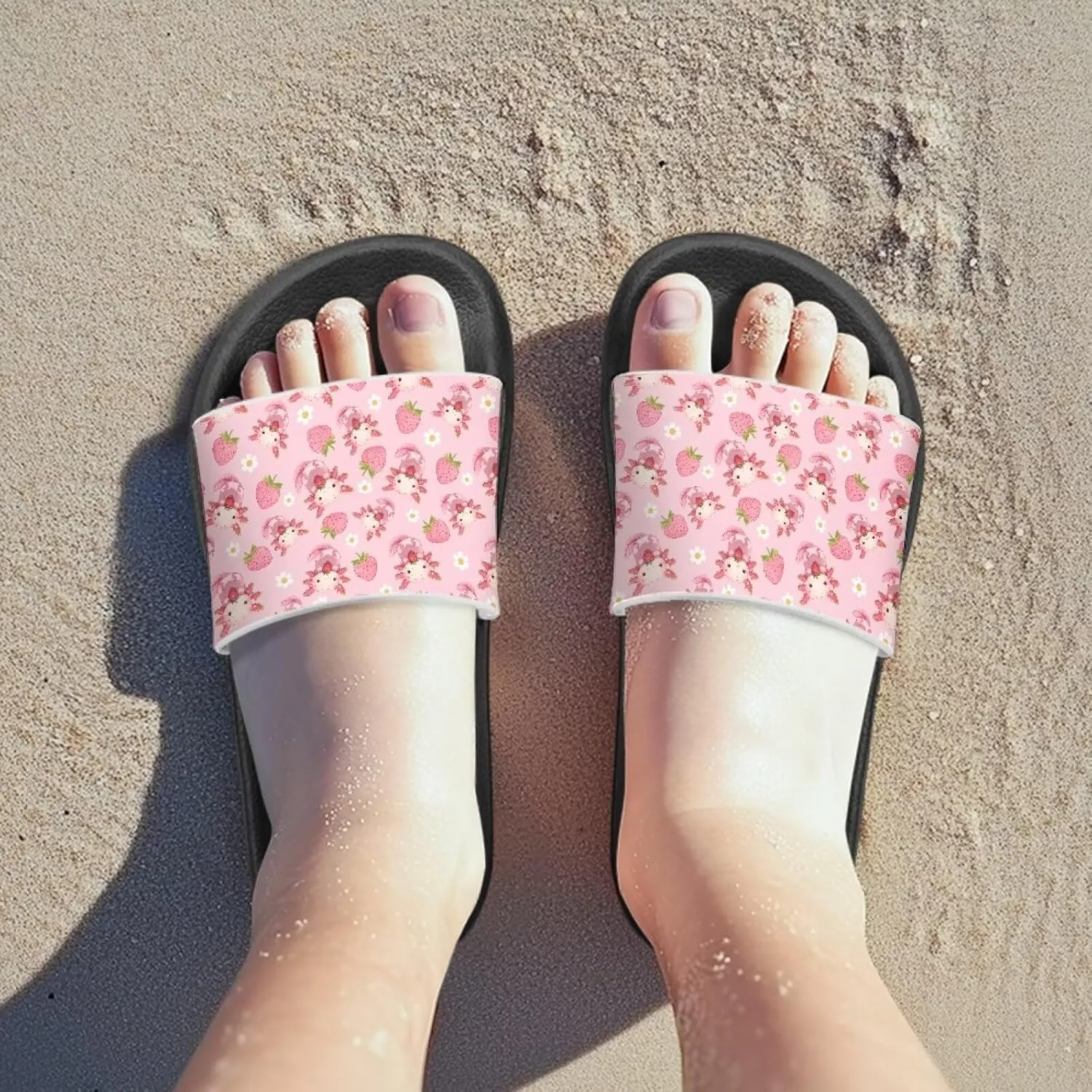Kids Boys Girls Ball Sports Slides Sandals Comfortable Beach Pool Shower Shoes House Slide Indoor Outdoor