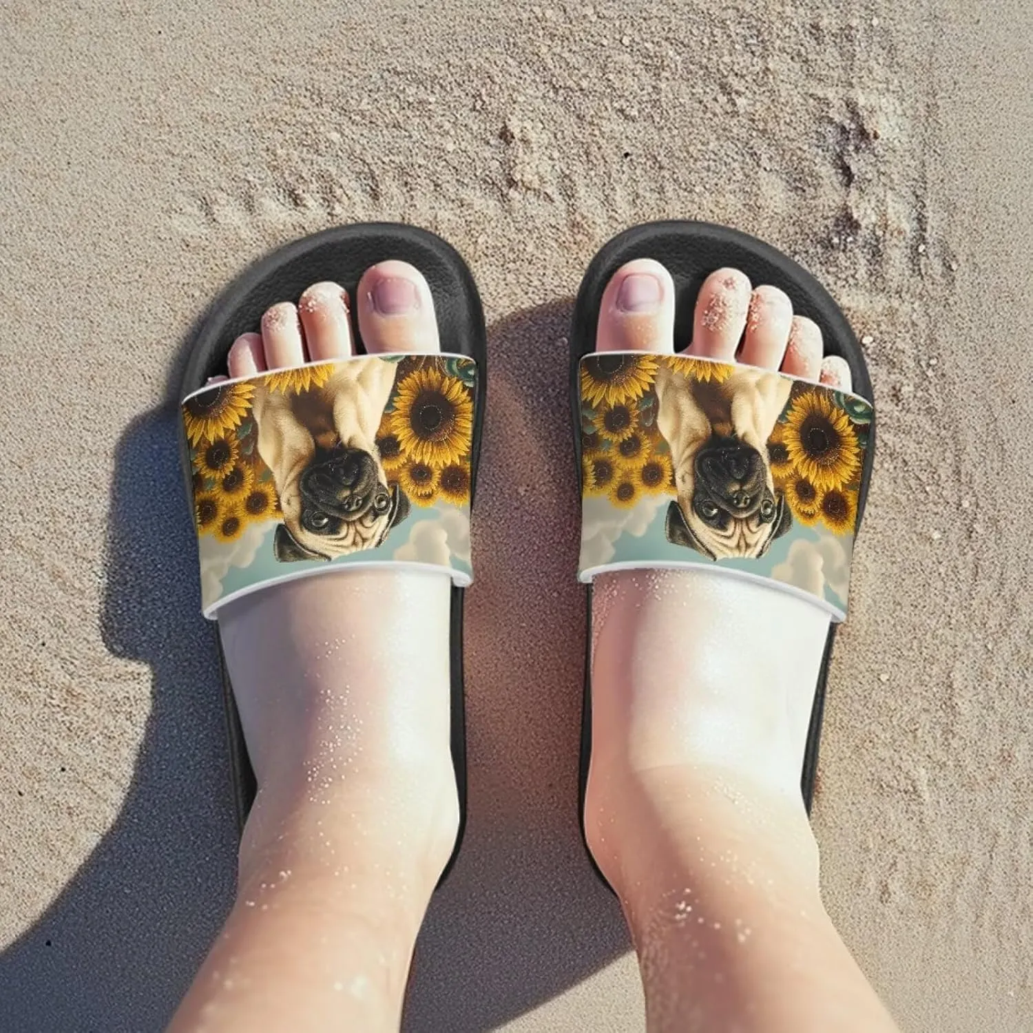 Kids Boys Girls Ball Sports Slides Sandals Comfortable Beach Pool Shower Shoes House Slide Indoor Outdoor