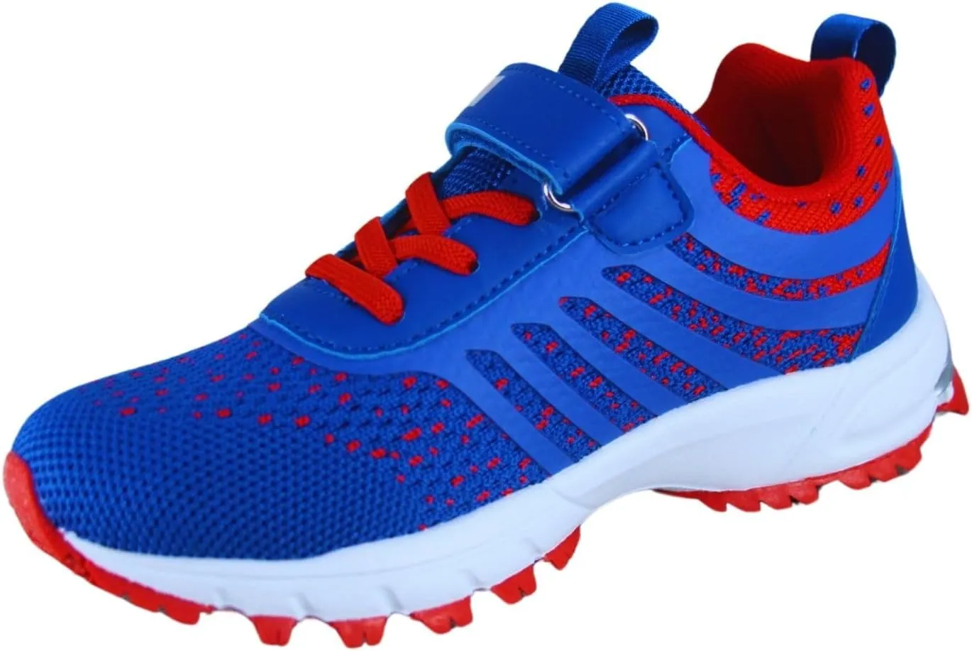 Kids Girls and Boys Lightweight Strap Running Athletic School Sneakers Shoes