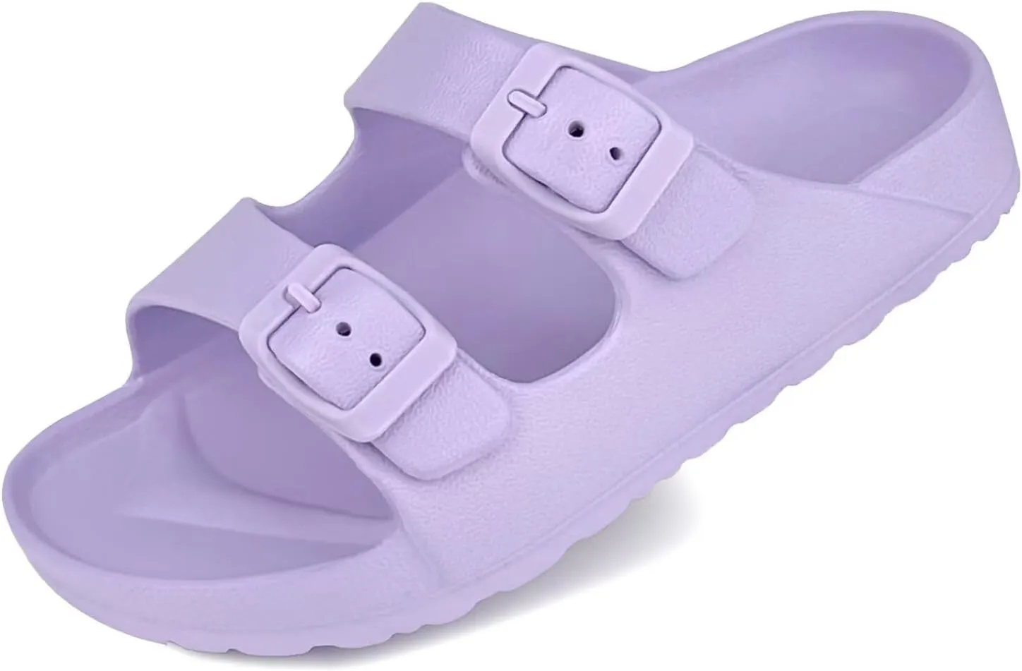 Kids Slides Sandals Double Buckle Adjustable Boys Girls