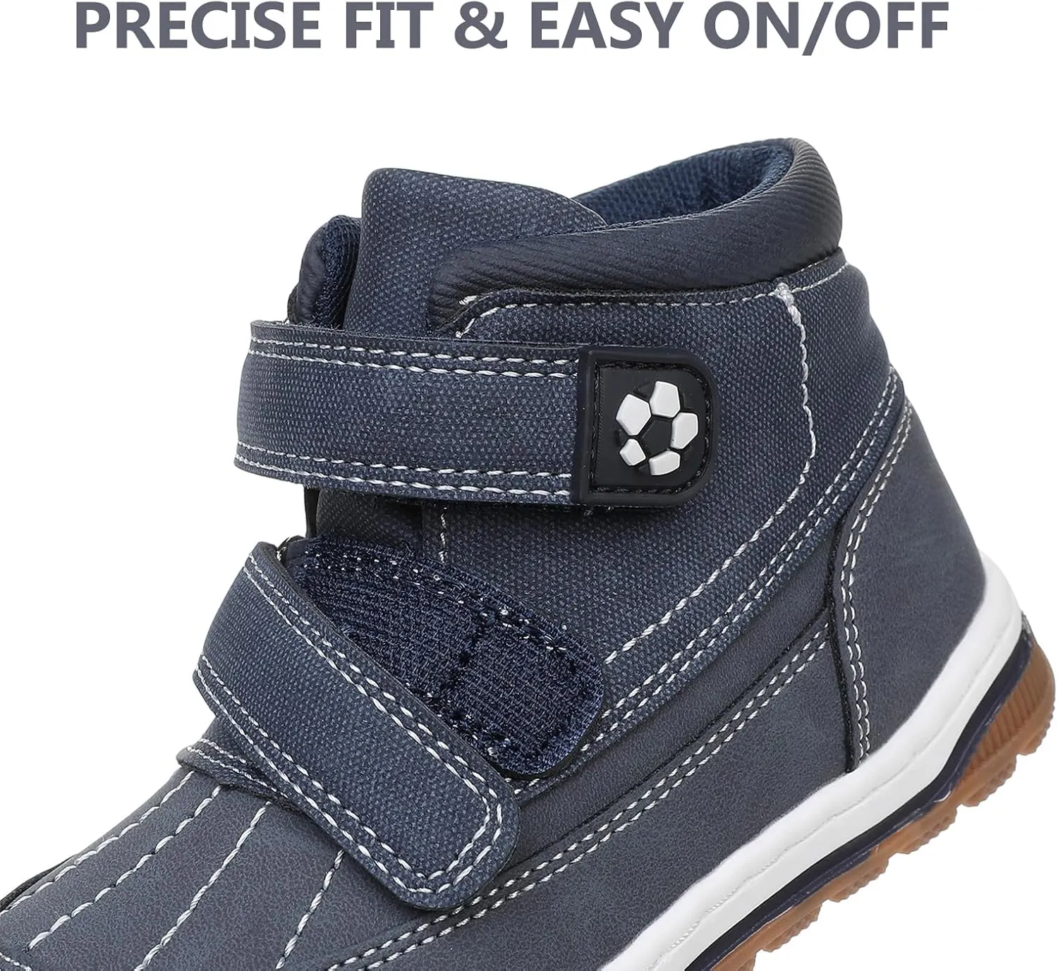 Kids Toddler Boots Boys Girls Fall Water-Resistant Strap Outdoor Ankle Boots(Toddler/Little Kid)