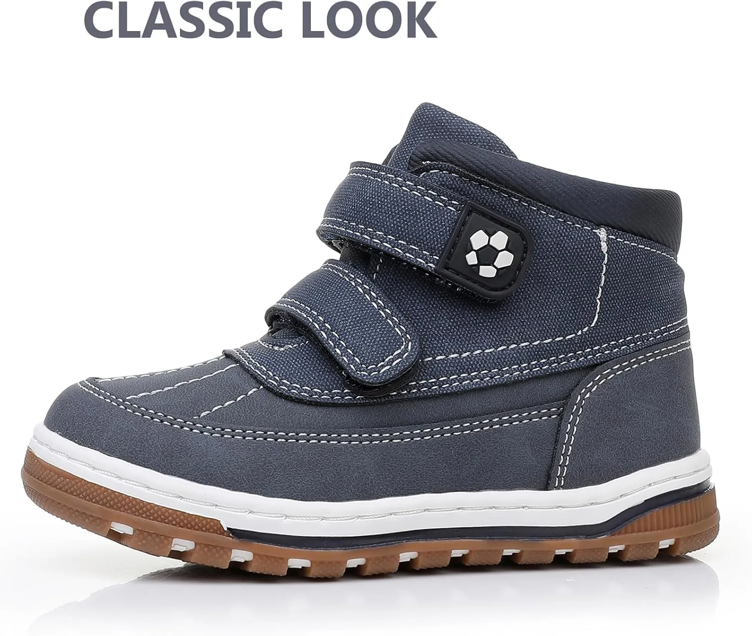 Kids Toddler Boots Boys Girls Fall Water-Resistant Strap Outdoor Ankle Boots(Toddler/Little Kid)