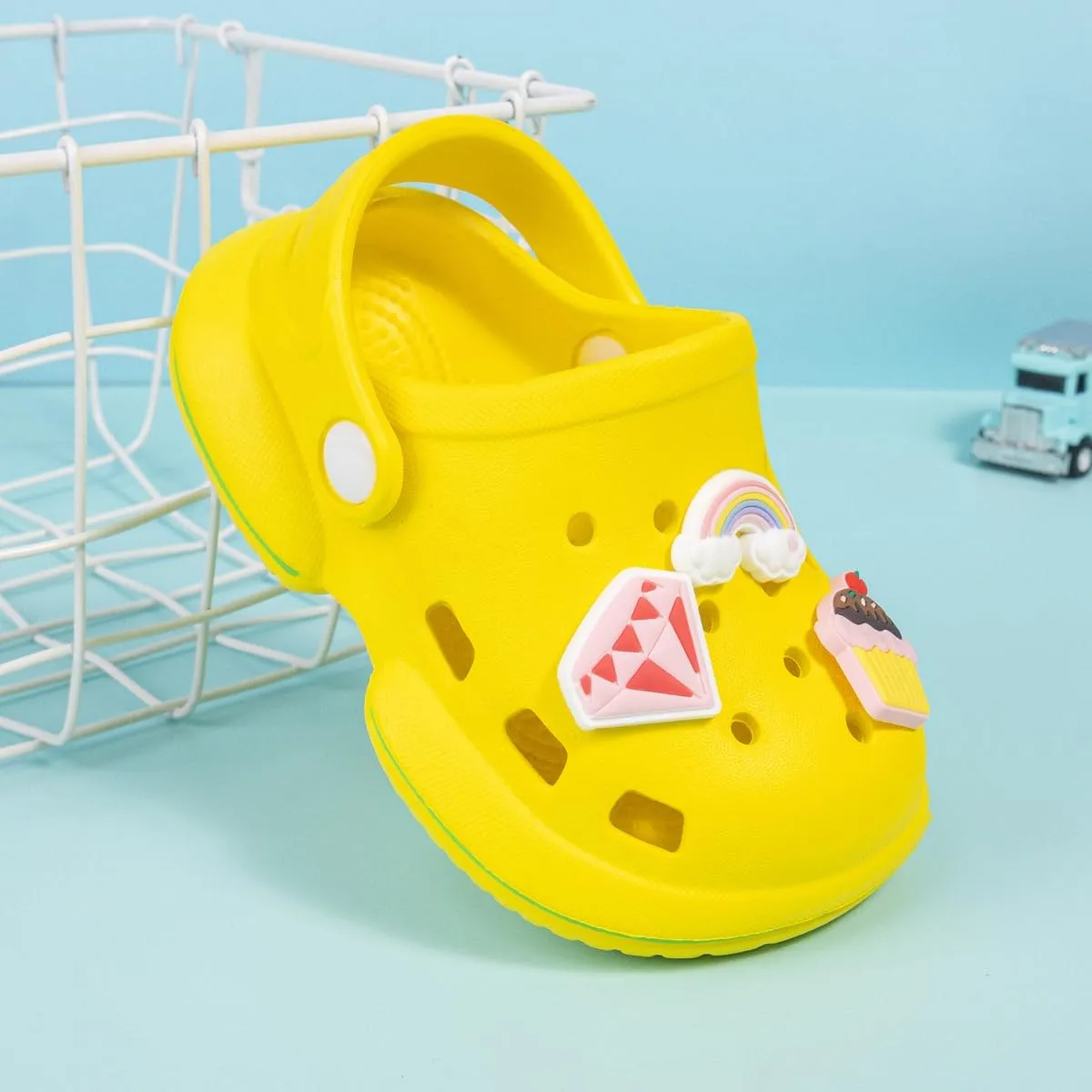 KIDSUN Toddler Kids Boys Girls Cute Garden Clogs Water Sandals Slip On Shoes Slipper Slides Lightweight Outdoor Summer Infant Children Beach Pool Play Shoes (Baby/Toddler Kids)