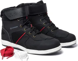 KRONOX Motorcycle Sneakers for Men - Protected Riding Shoes Gear for Street Bike